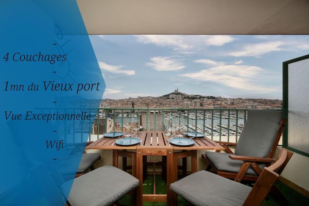 Terrace Apartment Old Port Exceptional View Marsella Exterior foto