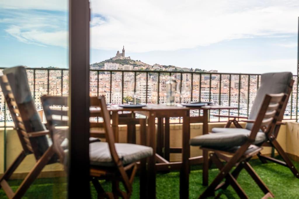 Terrace Apartment Old Port Exceptional View Marsella Exterior foto