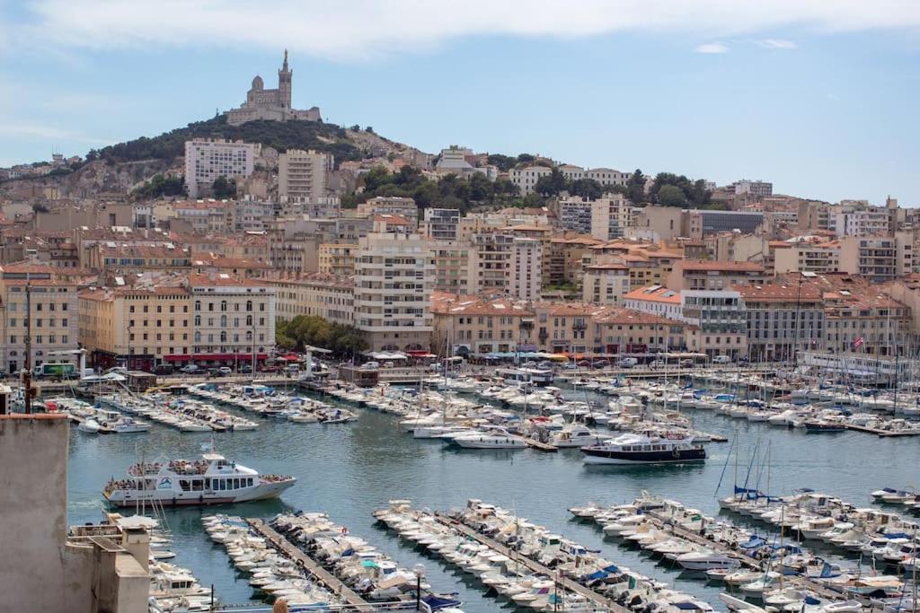Terrace Apartment Old Port Exceptional View Marsella Exterior foto